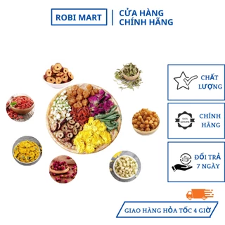 Trà dưỡng nhan 7 vị (hoa cúc, kỷ tử, táo thái lát, hoa nhài, nụ hồng, nhãn nhục, cỏ ngọt) Set 10, 20, 30 gói