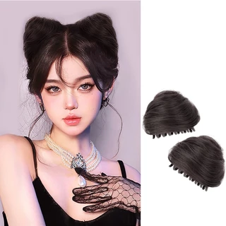 Búi tóc giả WIGSIN tạo kiểu tai mèo phong cách chignon mới đáng yêu cho bạn nữ