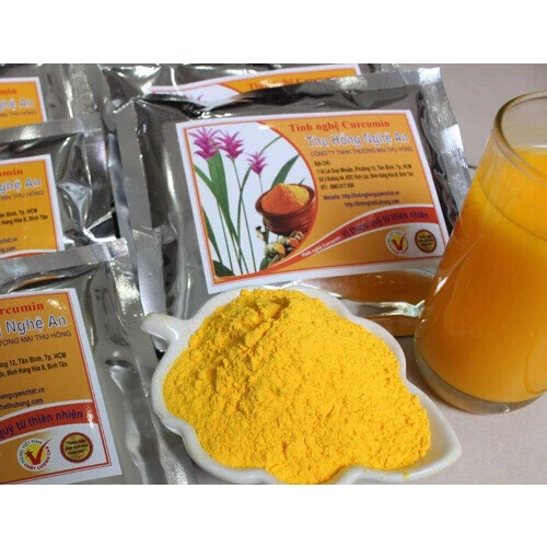 Tinh bột nghệ đỏ - Tinh Nghệ Curcumin Thu Hồng Gói 200G