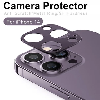 Miếng Dán Bảo Vệ Camera Sau Bằng Kim Loại Cho iPhone 15 14 Plus 13 Max 12 Mini 11 Pro Ốp