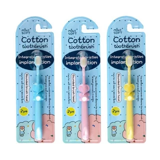 Bàn Chải Đánh Răng Mini Soft Lông Cotton Siêu Mềm Cho Bé 2_10 Tuổi