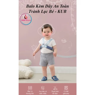 Balo Kèm Dây An Toàn Đeo Tay Chống Lạc Bé - KUB