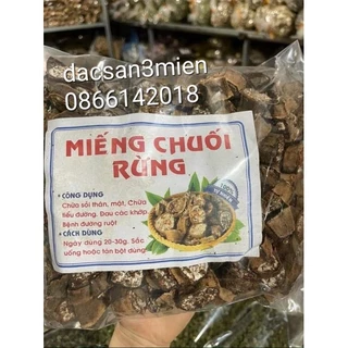 Chuối hột rừng thái lát gói 1kg