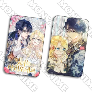  Ảnh card bo góc in hình ÁC NỮ LÀ CON RỐI ver ÔM manhwa thẻ bo viền 5*8cm anime chibi sưu tầm