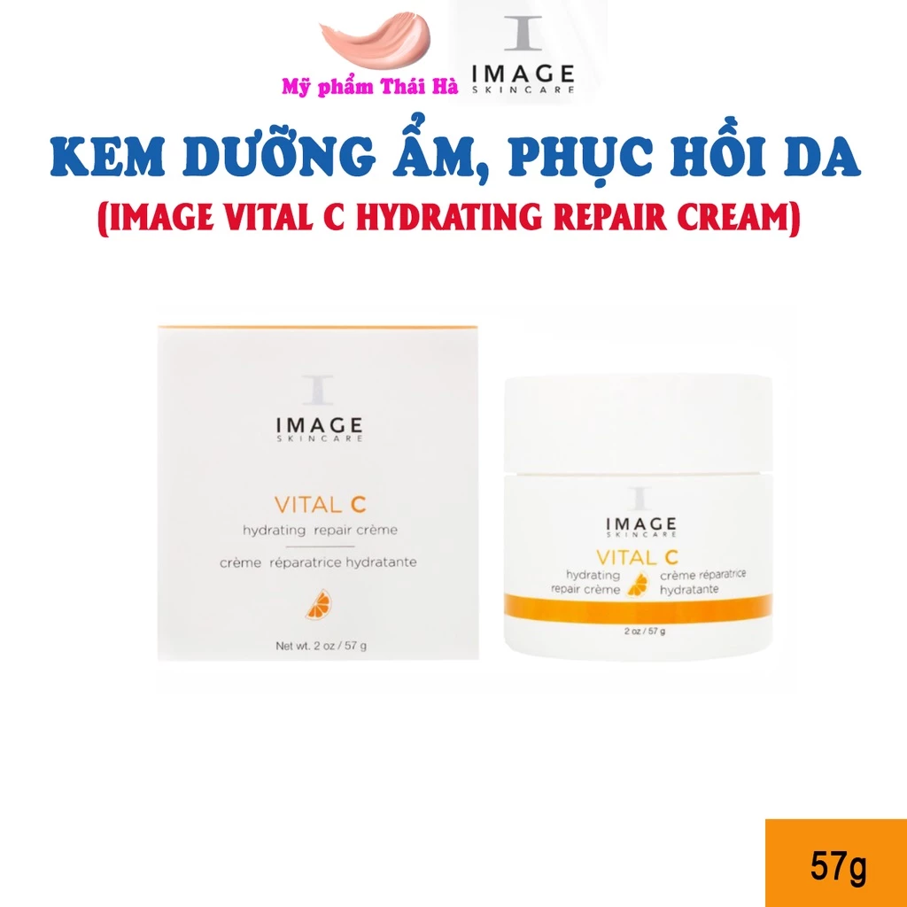 Kem giảm kích ứng, dịu da Image Skincare Vital C Hydrating Repair Creme 56.7g