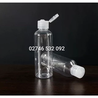 Chai Nhựa Trong Nắp Bật Trong Từ 50ml Đến 250ml - Chai Nhựa Nhập Bền Đẹp