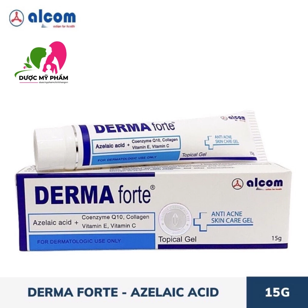 Derma Forte giảm mụn - Gel giảm mụn, giảm thâm Derma Forte 15g