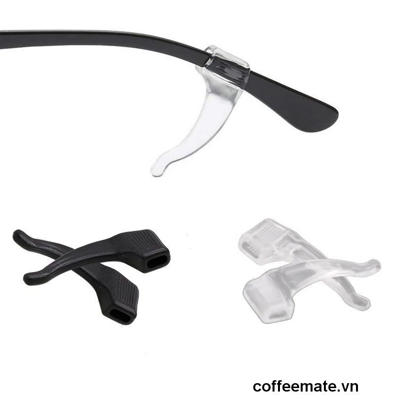 ⚡CM⚡ Kính silicon Bịt tai chống trượt chống rơi Móc tai đeo kính