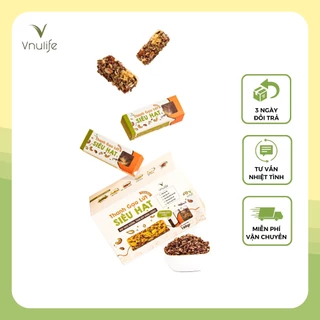 Thanh gạo lứt chà bông VNULIFE siêu hạt hỗ trợ ăn kiêng giảm cân, eatclean, healthy food ăn vặt vị ngon tự nhiên