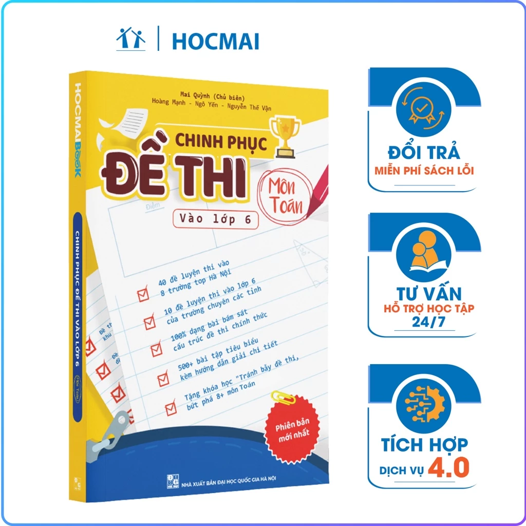 Sách - Chinh Phục Đề Thi Vào Lớp 6 Môn Toán