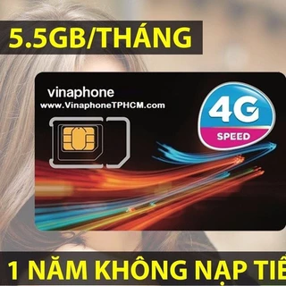 Sim 4G Vinaphone D500 tặng 5GB/tháng dùng trọn 12 tháng không nạp thẻ