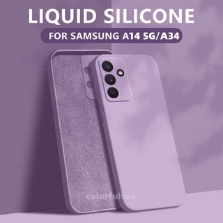 Ốp Điện Thoại Silicone Mềm Chống Sốc Thời Trang Cho Samsung Galaxy A14 5G A 14 A34 A54