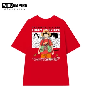 WIBU EMPIRE | Áo Thun ONE PIECE LUFFY FILM RED | Anime One Piece - Áo Phông Unisex