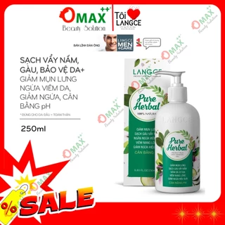 TẮM GỘI SẠCH VẨY NẤM, GÀU LANGCE BẢO VỆ+ DA dành cho NAM