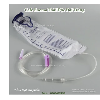 Túi truyền cà phê thải độc đại tràng 1.2L enema enteral feeding bag