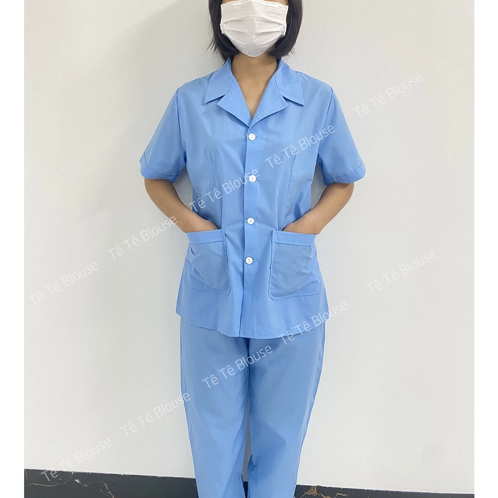 Áo Cho Nam Nữ Nhân Viên Tạp Vụ, Dọn Vệ Sinh Bệnh Viện, Phòng Khám, Khách Sạn, Bếp Ăn Dài Tay, Cộc Tay (Sẵn Số Lượng Lớn)