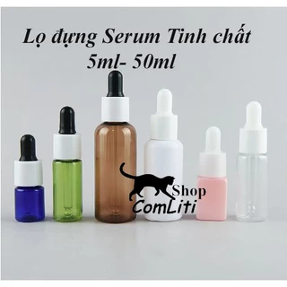 Lọ Chiết Serum 5ml- 50ml Lọ Chiết Nước Hoa Mỹ Phẩm Tinh Dầu