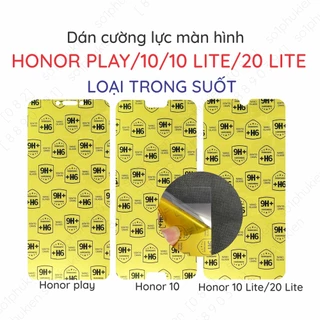 Dán cường lực Honor 10 / 10 LITE / PLAY / 20 LITE/ Honor Note 10 nano siêu dẻo siêu bền