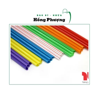 500 gram ống hút màu đầu nhọn đầu bằng dày hút cà phê trà sữa nước ép sinh tố phi 6 F6