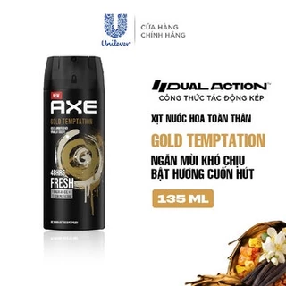 🍀🍀Xịt Khử Mùi Axe Gold Temptation - 139ml