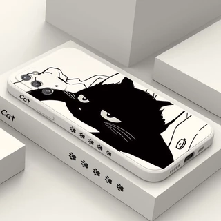 Ốp Điện Thoại Silicon Dẻo Họa Tiết Chú Mèo Dễ Thương Cho Samsung Galaxy Note 20 Ultra 10 Plus 9