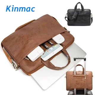 Túi đựng laptop, macbook chống sốc nam nữ kinmac da Pu không thấm nước size 13/ 13.3/ 14/ 15.6inch - KM05