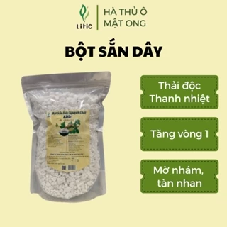 Bột sắn dây nguyên chất LITIC 1kg giúp tăng kích thước vòng 1 , thanh nhiệt , thải độc , đẹp da