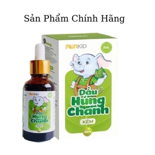 Dầu Húng Chanh Kẽm FUNKID 30ml Chính Hãng ✅ Giảm ho sổ mũi hỗ trợ tăng cường miễn dịch tự nhiên an toàn cho trẻ em