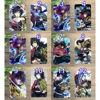 Ảnh thẻ card ảnh bo gócTomioka Giyuu kimetsu no yaiba 5x8cm