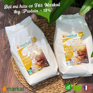 Bột Mì Hữu Cơ T65 Markal Giàu Protein (13% Protein) 1kg - Bột Mì Hữu Cơ Cho Bé - Bột Làm Bánh - Bột Mì Organic - Bột Mỳ