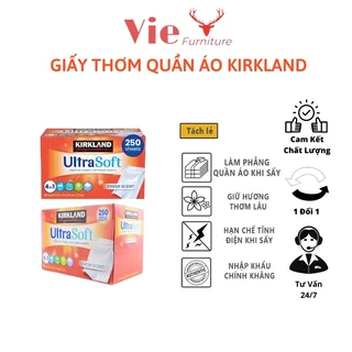 Giấy Thơm Quần Áo KirkLand Miếng Thơm Quần Áo Làm Mềm Vải Nhập Khẩu Chính Hãng