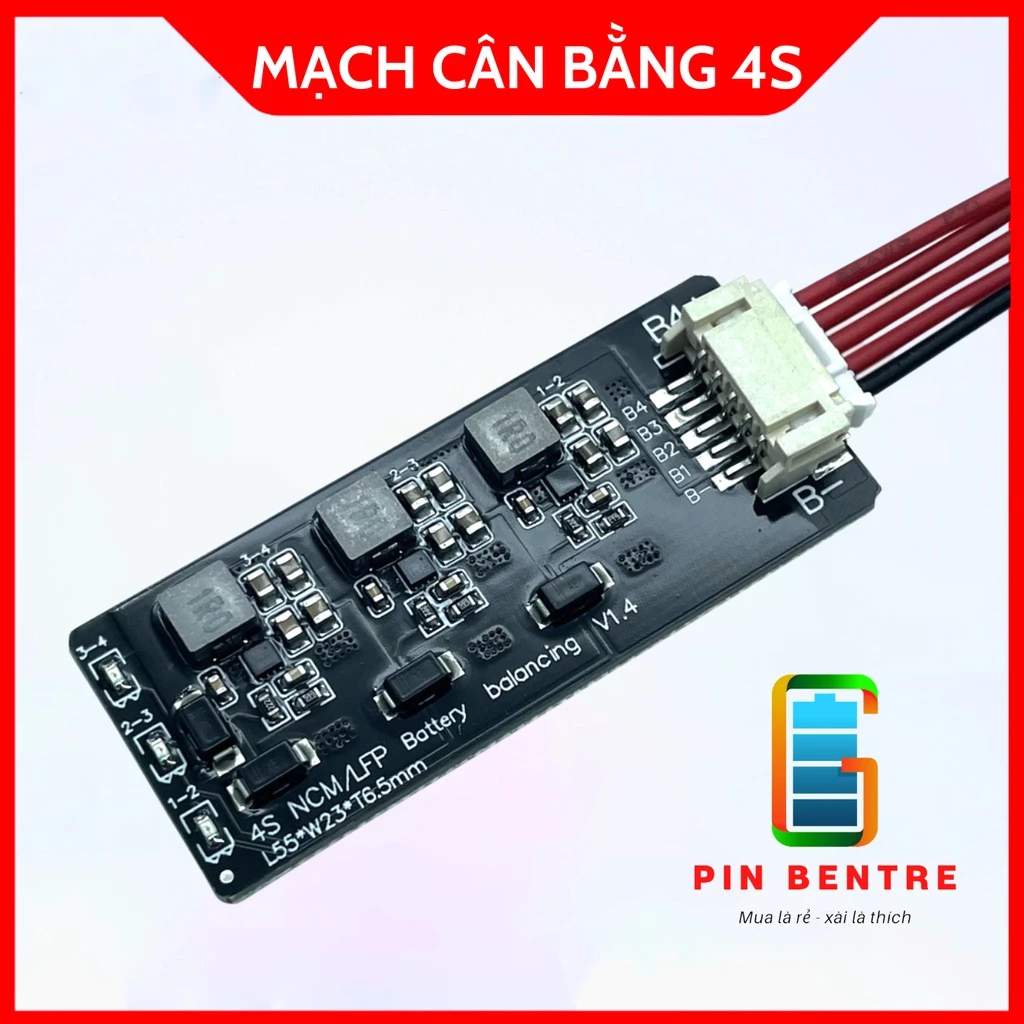 Mạch cân bằng 4S dành cho Pin Sắt dùng chung 1.2A [PBT247]