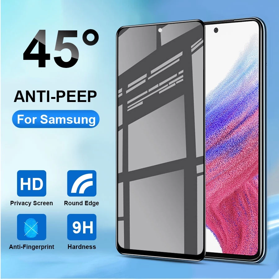 Kính Cường Lực Chống Nhìn Trộm Full Màn Cho Samsung Galaxy A55 A35 A25 A15 A05S A05 A54 A34 A24 A14 A04S A04 A73 A53 A33 A23 A13 A04S A10 A20 A30 A50 A70 A10S A20S A30S A50S A02S A03S A52S A21S A12 A22 A32 A42 A52 A72 A11 A31 A51 A71 M12 M21 M31 M51 S20E