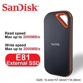 Ổ cứng di động External SSD Sandisk Extreme Pro V2 E81 1TB 2TB 4TB USB 3.2 Gen2 x2 20Gb/s - Bảo Hành Chính Hãng 5 Năm