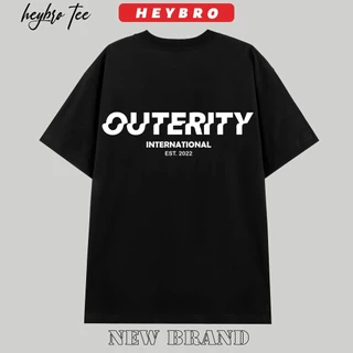 Áo thun unisex nam nữ tay lỡ form rộng Local Brand HEYBRO thế hệ genz OUT