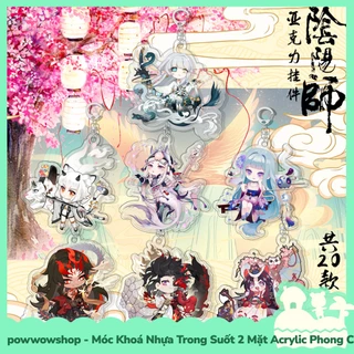 [Sẵn VN - Hỏa Tốc] Móc Khoá Nhựa Trong Suốt Acrylic 2 Mặt Mẫu Nhân Vật Game Âm Dương Sư Onmyoji Chibi Girl Style