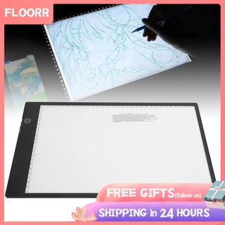 Floorr Hộp đèn A4 Bảng vẽ theo dõi LED Độ sáng có thể điều chỉnh Tranh Graffiti