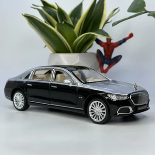 Mô hình xe sang Mercedes Maybach S680 tỷ lệ 1:24 bằng kim loại mẫu sedan dành cho đại gia Việt