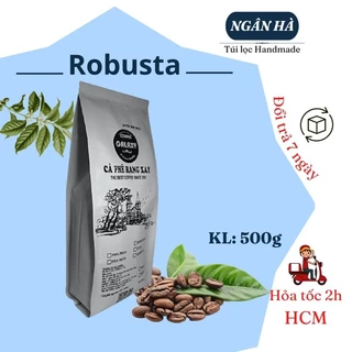 Cafe Robusta Cà Phê Nguyên Chất  Rang Mộc 100% Pha Phin, Pha Máy Gu Mạnh,Vị Đắng Mạnh, Đậm Đà Tinh tế, Ngọt Ngào R05