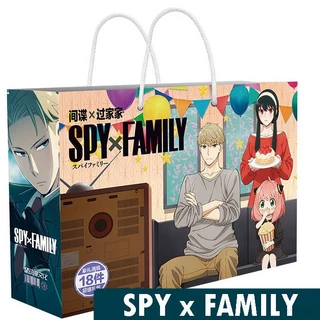 Hộp Quà Tặng Thẻ Dán Poster Đồ Chơi Gia Đình SPY x FAMILY