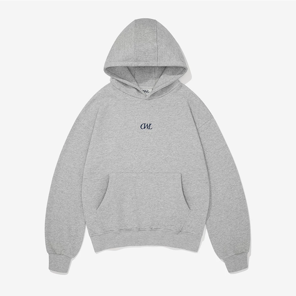 Áo Hoodie Owlbrand Minitypo/Xám