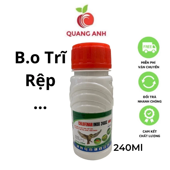 [FreeShip] Diệt Bọ Trĩ - rệp Sáp - Nhện - Đục Thân Chlofenar Indo 240Ml - Siêu Hiệu Quả