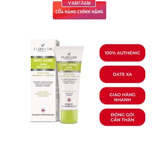 Kem kiểm soát dầu và điều tiết nhờn Floslek Anti Acne Mattifying Cream - Kem dưỡng Floslek Anti Acne Mattifying 50ml