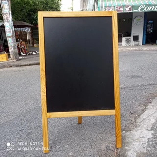 bảng menu khung vàng 60×100cm