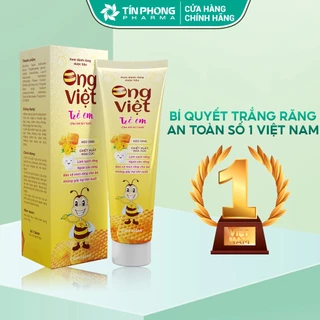 Kem Đánh Răng Dược Liệu Ong Việt Giúp Răng Trắng Sáng, Chắc Khỏe, Hạn Chế Mảng Bám Tuýp 150gr TMP024