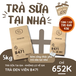 Mua 5 tặng 1 với combo 5Kg Trà đen viên B471 Dotea tặng ngay gói 100g cùng loại siêu tiết kiệm tặng kèm công thức pha