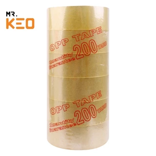 Băng keo 200ya 1.8kg/cây (6cuộn/cây) Siêu dày lõi mỏng, dùng đóng gói hàng hoá độ bám dính tốt