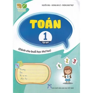 Sách - Toán 1 tập 2 (Dành cho buổi học thức hai) - Kết nối tri thức với cuộc sống