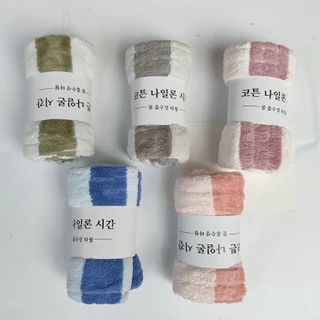 2 khăn mặt cotton sợi bông siêu mềm kích thước 30x50cm