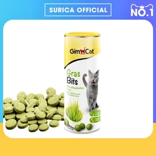 Viên Cỏ mèo Gimcat Gras hỗ trợ tiêu hoá nhuận tràng và tiêu búi lông cho mèo Surica VG02